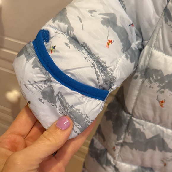 Spyder Blue and Gray Baby Snowsuit 3/6 Months - Picture 5 of 8